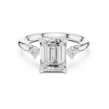 Gold Ring DDLR-971, White Gold, view 4