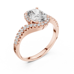 Gold Ring 00001L (48), Rose Gold, view 2