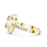 Gold Ring LR-0050, Yellow Gold, view 3