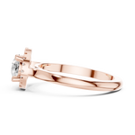 Gold Ring DDLR-346, Rose Gold, view 3