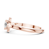 Gold Ring DDLR-346, Rose Gold, view 3
