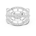 Gold Ring DDLR-769, White Gold, view 4