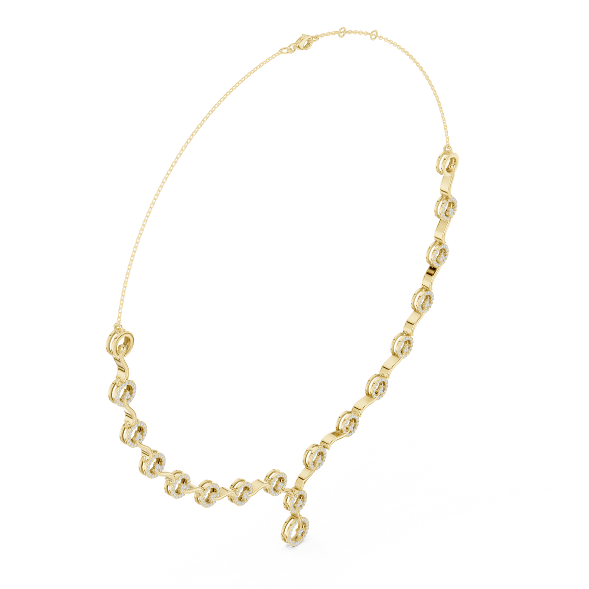 Gold Necklace SBWN (38), Yellow Gold, view 1