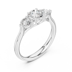Gold Ring DDLR-667, White Gold, view 2