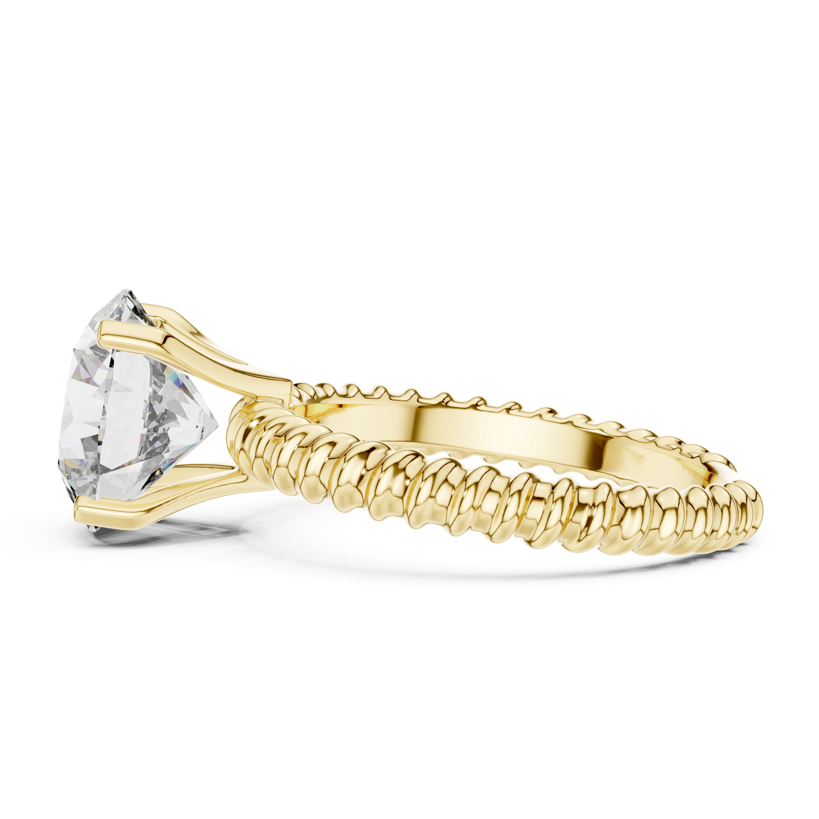 Gold Ring LR-0026, Yellow Gold, view 3