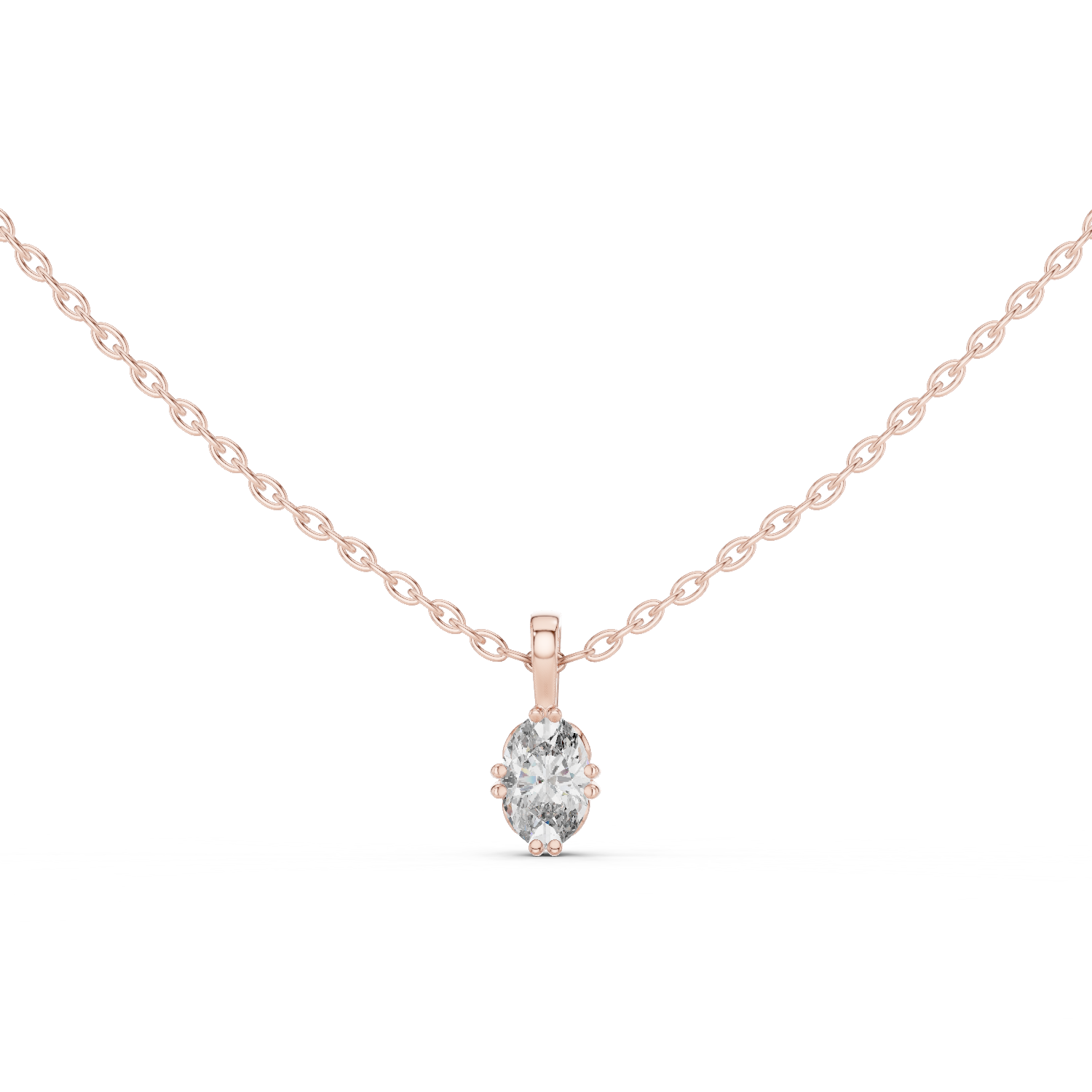 Gold Pendant GPD-0054, Rose Gold