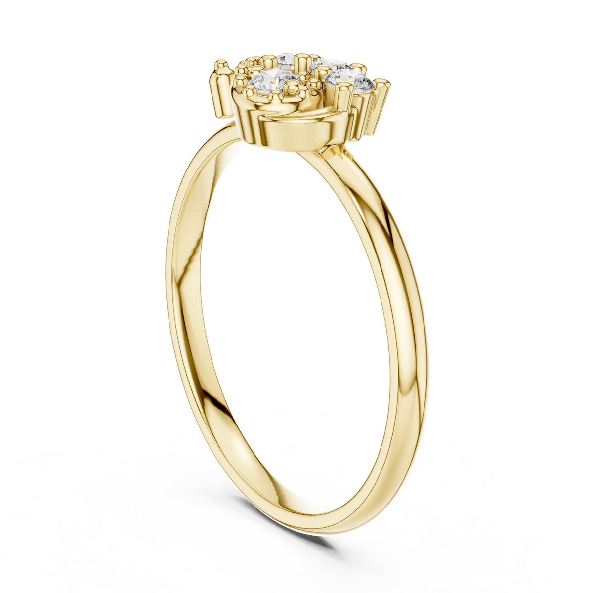 Gold Ring 1 (454), Yellow Gold, view 1