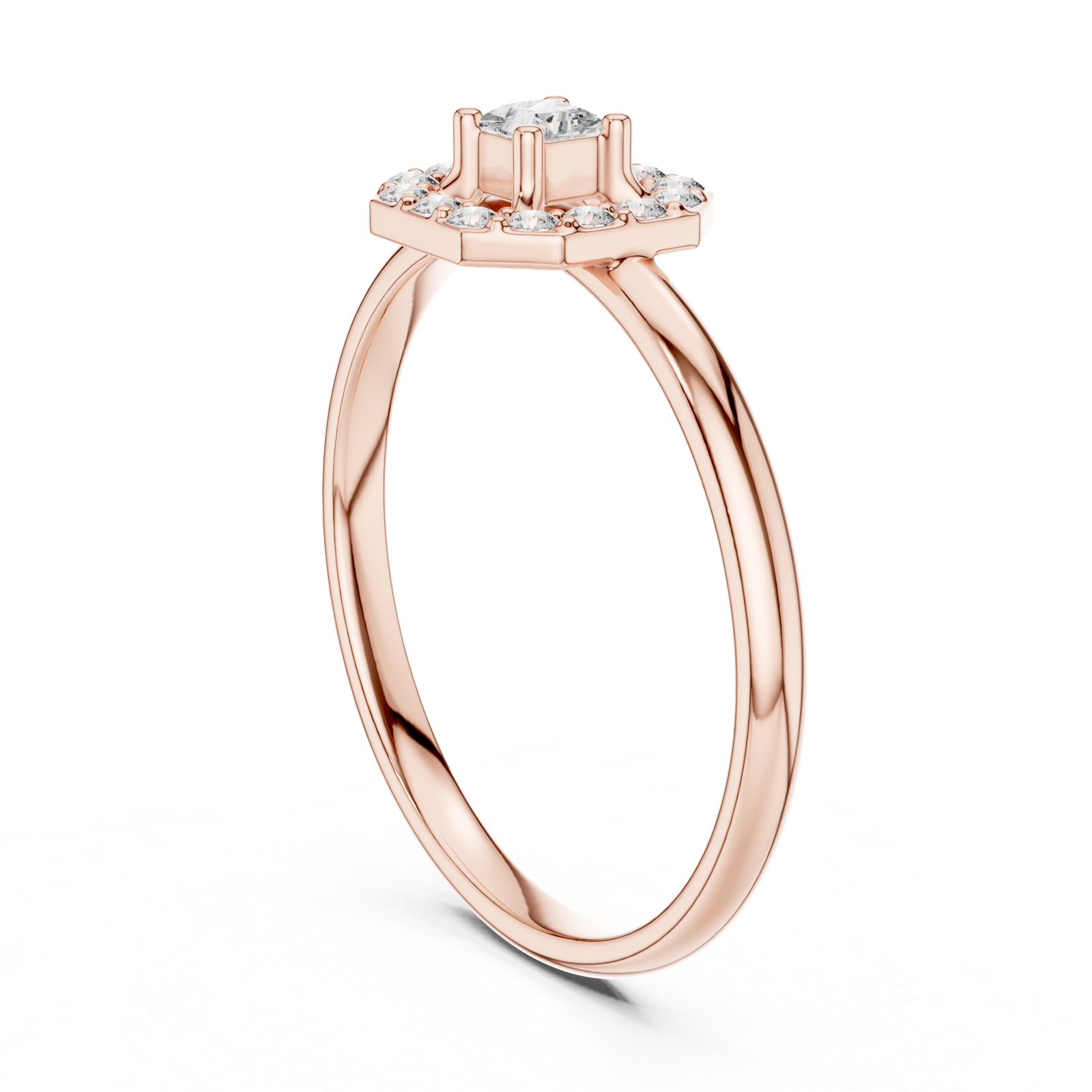 Gold Ring 1 (344), Rose Gold, view 1