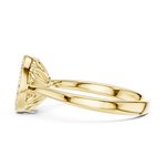 Gold Ring DDLR-782, Yellow Gold, view 3
