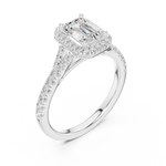 Gold Ring DDLR-909, White Gold, view 2