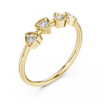 Gold Ring L28-11, Yellow Gold, view 2