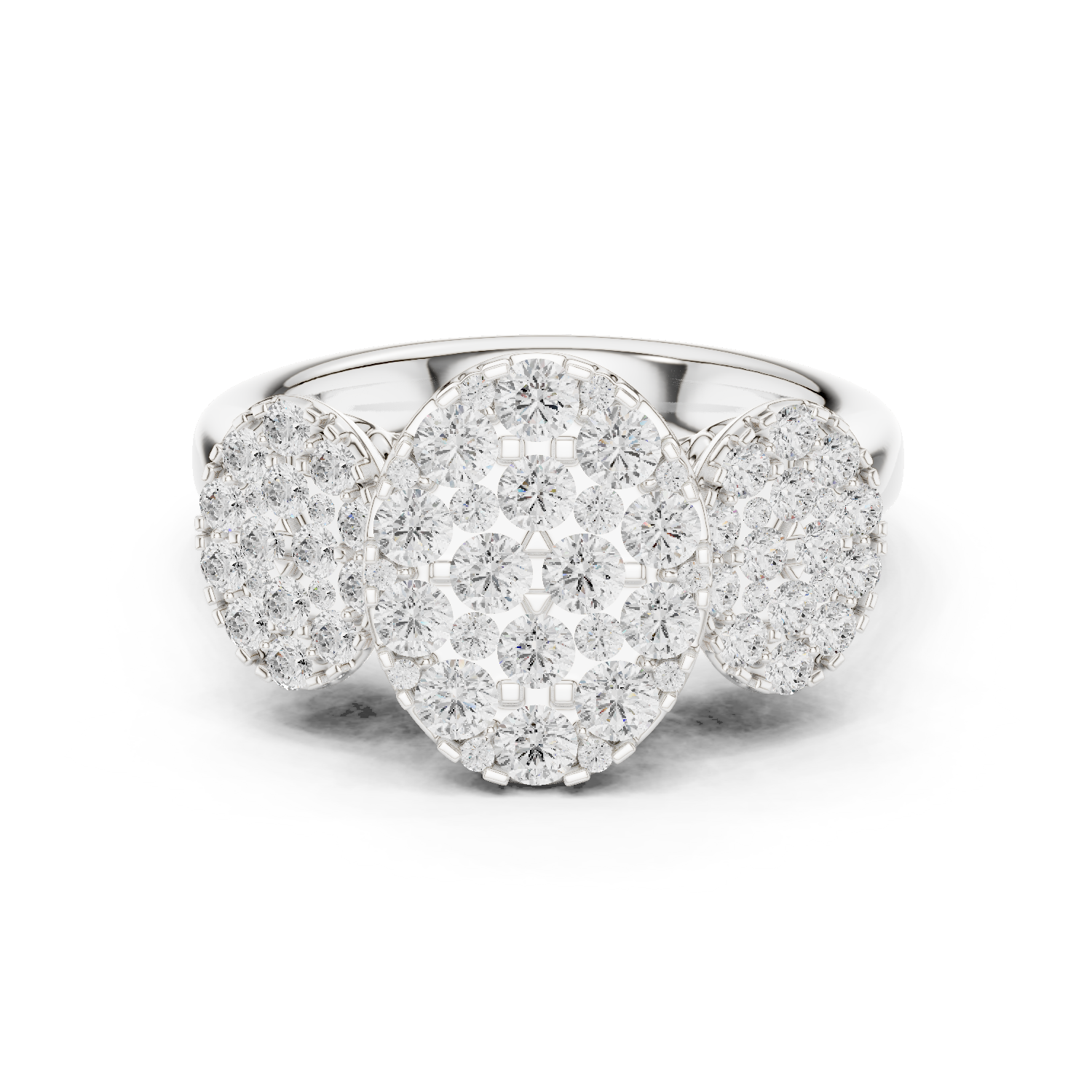 Gold Ring DDLR-779, White Gold