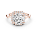 Gold Ring DDLR-809, Rose Gold