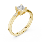 Gold Ring DDLR-491, Yellow Gold, view 2