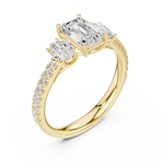 Gold Ring DDLR-706, Yellow Gold, view 2