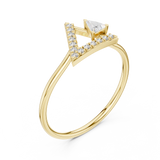 Gold Ring HLR-194, Yellow Gold, view 2