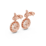 Gold Earrings 3-10016E_136, Rose Gold, view 3