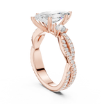 Gold Ring DDLR-1035, Rose Gold, view 1