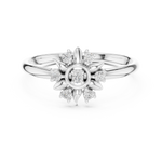 Gold Ring 1 (418), White Gold, view 4