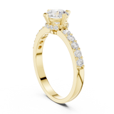 Gold Ring HLR-47, Yellow Gold, view 1