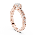 Gold Ring LR-0234, Rose Gold, view 1