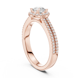 Gold Ring LR-0234, Rose Gold, view 1