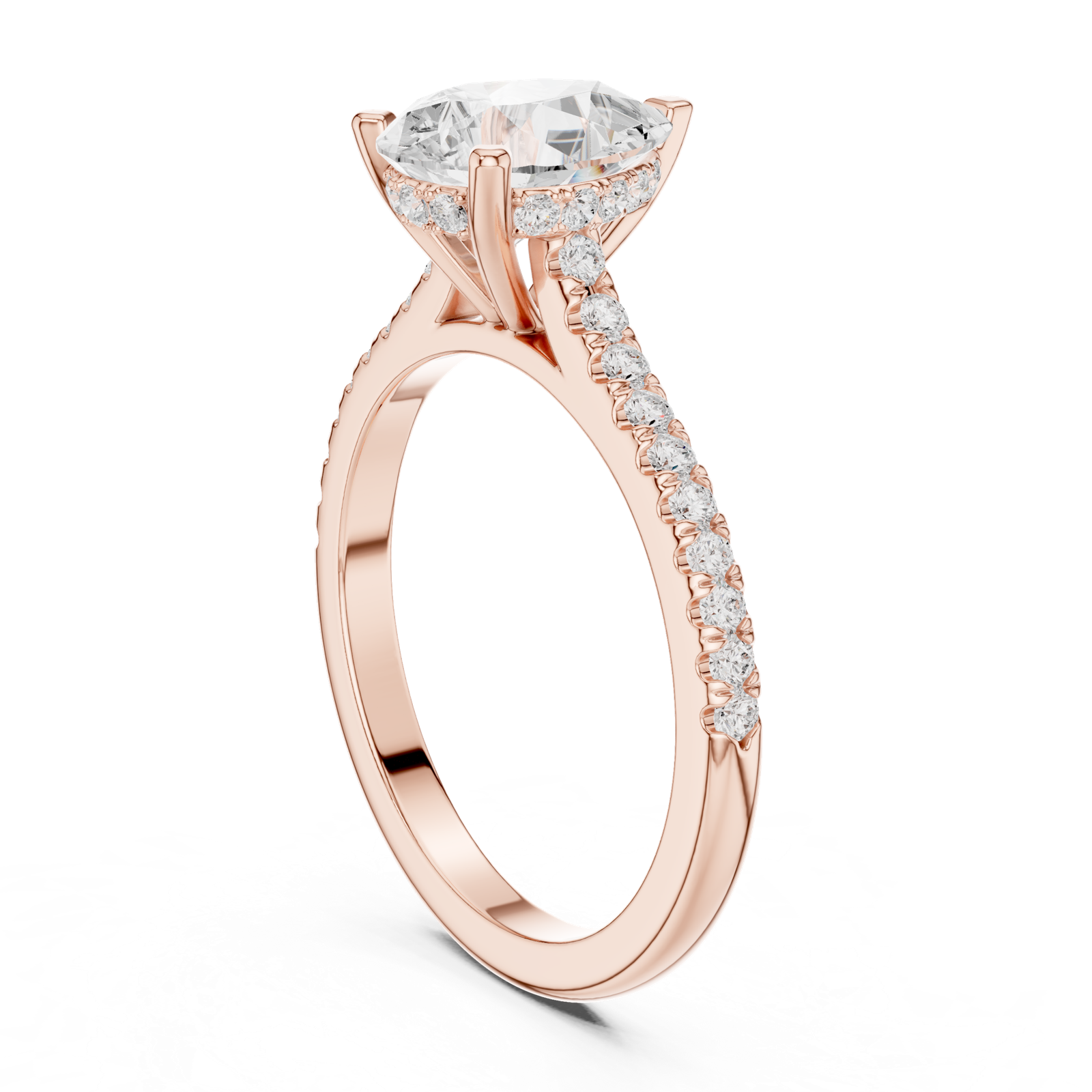 Gold Ring DDLR-1001, Rose Gold
