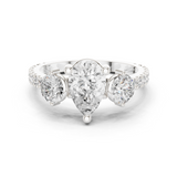Gold Ring DDLR-1096, White Gold