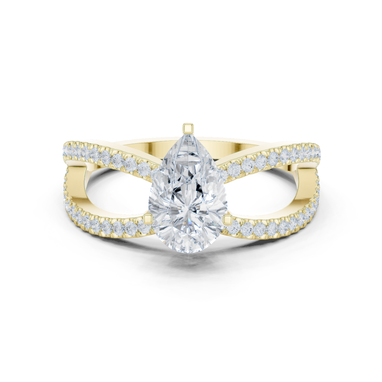 Gold Ring DDLR-1092, Yellow Gold