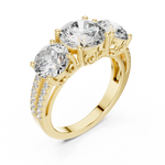 Gold Pendant 9-10052L, Yellow Gold, view 2