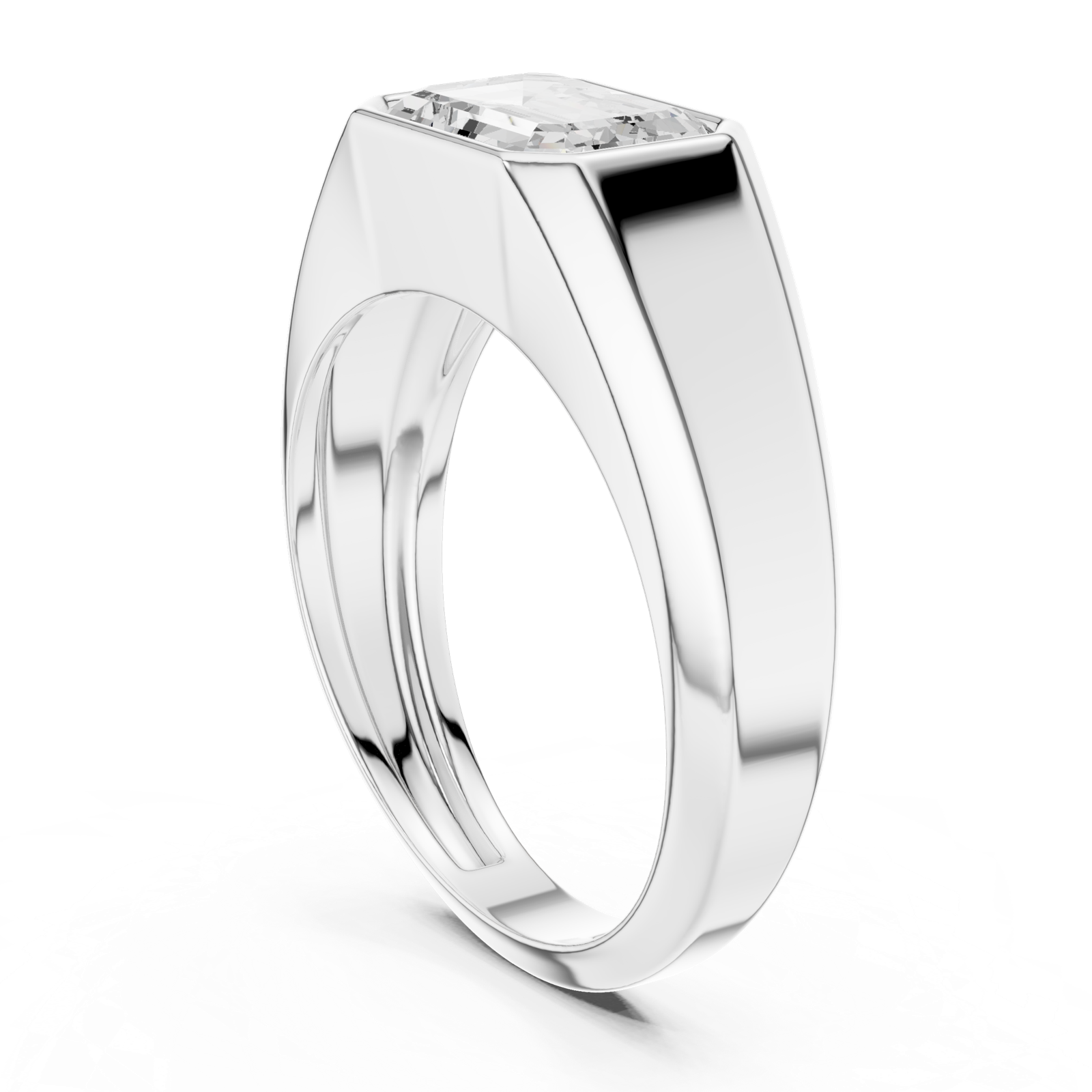 Gold Ring SBMR(28), White Gold, view 1