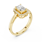 Gold Ring DDLR-472, Yellow Gold, view 2