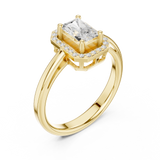 Gold Ring DDLR-472, Yellow Gold, view 2