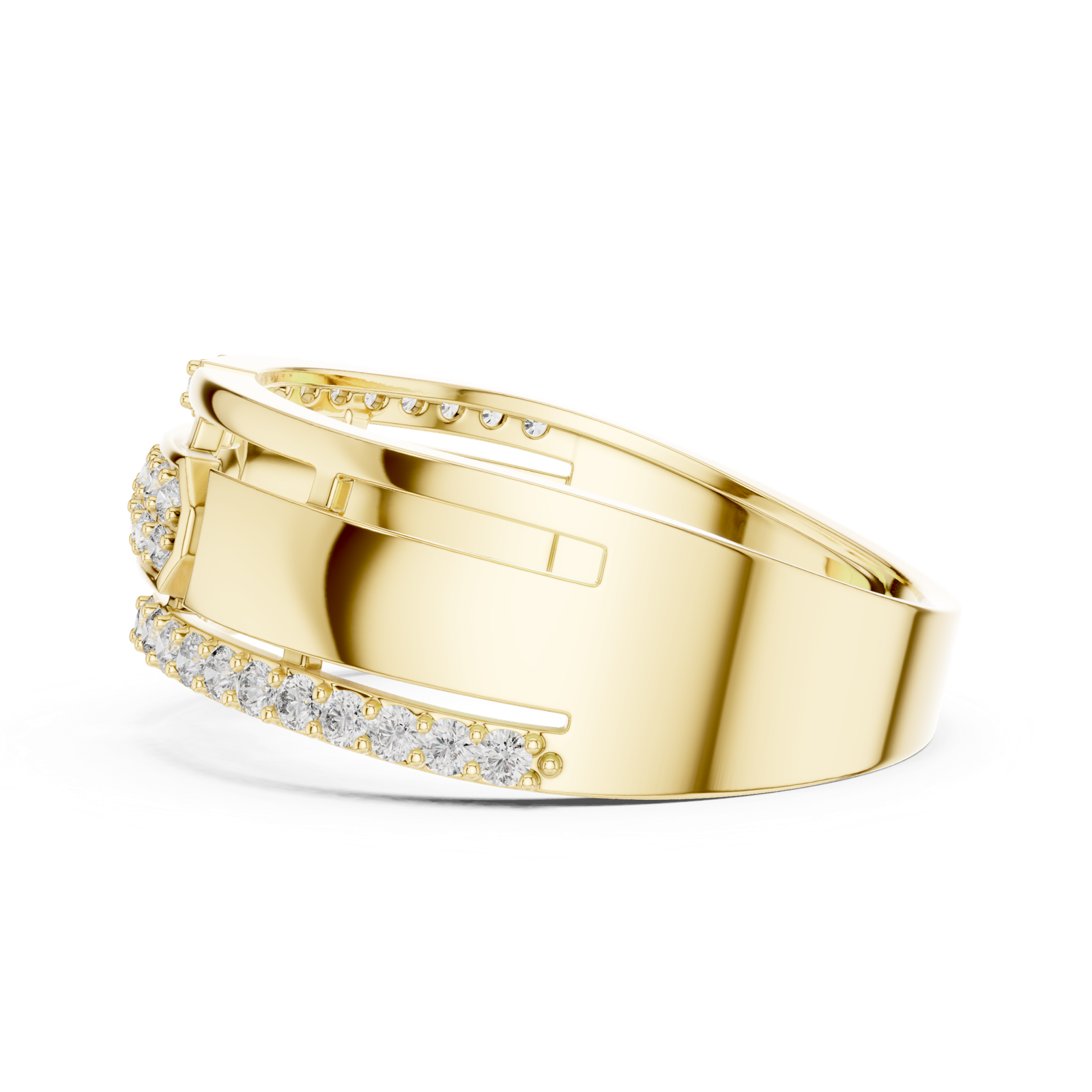 Gold Ring LR-01 (6), Yellow Gold, view 3