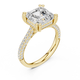 Gold Ring DDLR-952, Yellow Gold, view 2