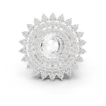 Gold Ring DDLR-749, White Gold