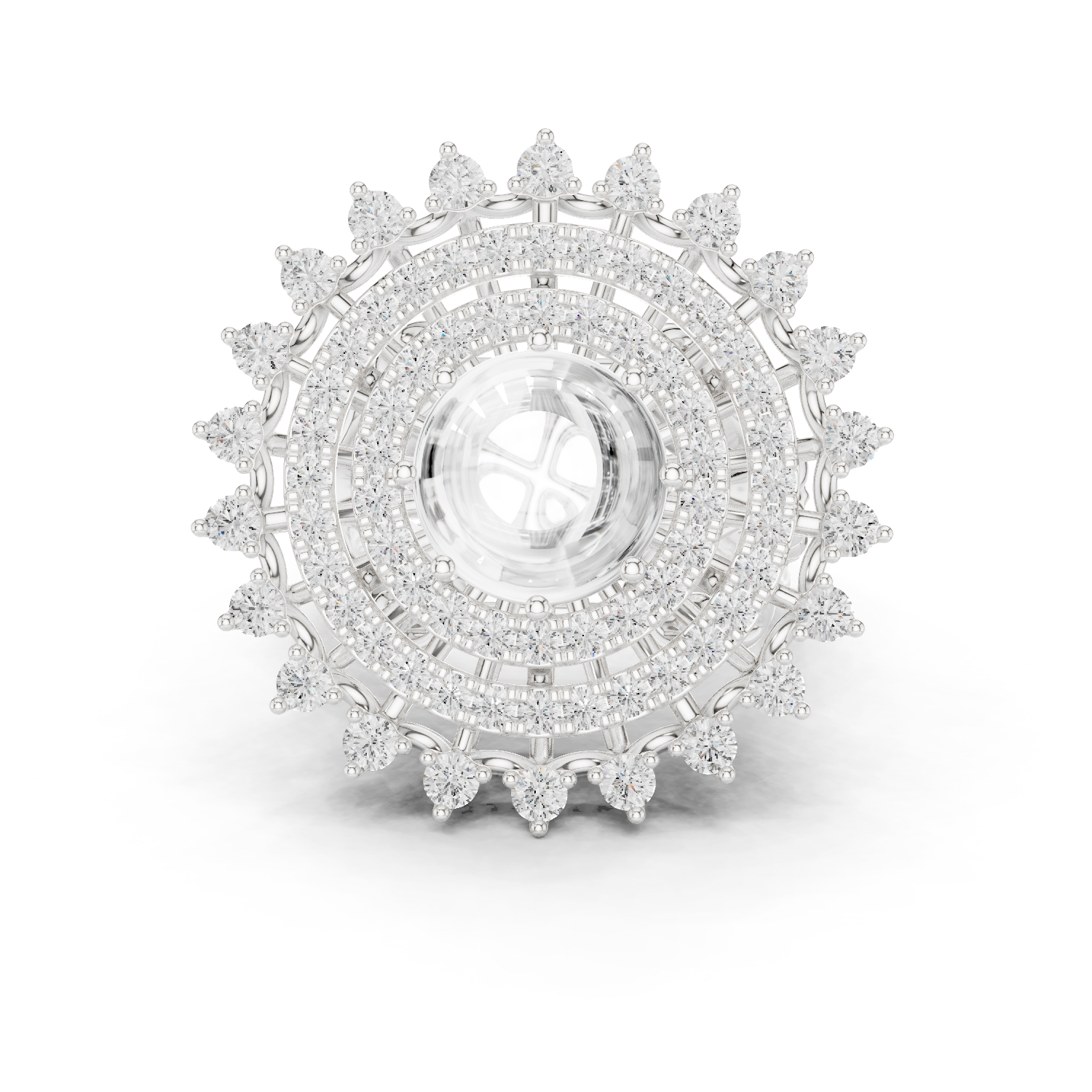 Gold Ring DDLR-749, White Gold