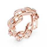 Gold Ring L22-R7, Rose Gold, view 2