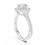 Gold Ring DDLR-665, White Gold, view 1
