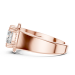 Gold Ring DDLR-362, Rose Gold, view 3