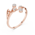 Gold Ring Ledis Ring, Rose Gold, view 2