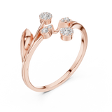 Gold Ring Ledis Ring, Rose Gold, view 2