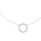 Gold Pendant GNK-0011, White Gold, view 1