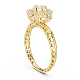 Gold Ring DDLR-754, Yellow Gold, view 1