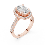 Gold Ring DDLR-410, Rose Gold, view 2