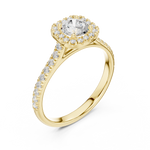 Gold Ring LR-0245, Yellow Gold, view 2