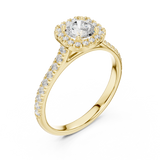 Gold Ring LR-0245, Yellow Gold, view 2