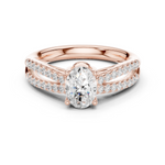 Gold Ring DDLR-713, Rose Gold