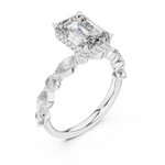 Gold Pendant 9-10014L_04, White Gold, view 2