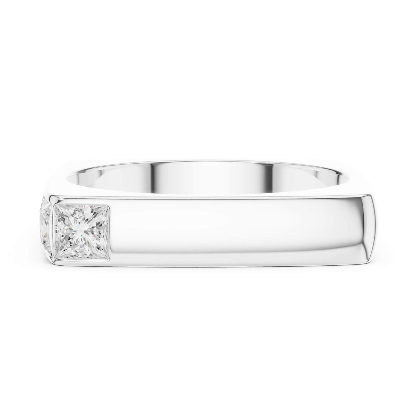 Gold Ring SBMR(26), White Gold, view 3